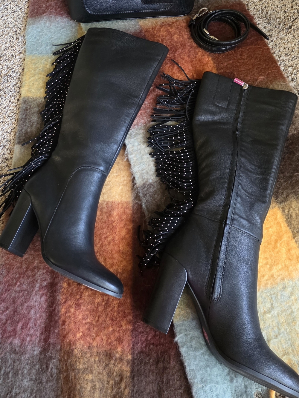 Kenneth Cole NY black boots, size 7M